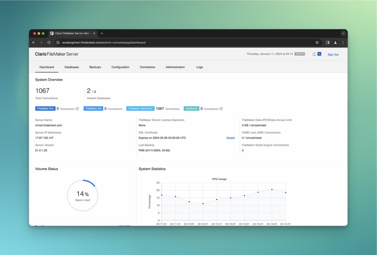 Claris FileMaker Server - Platform