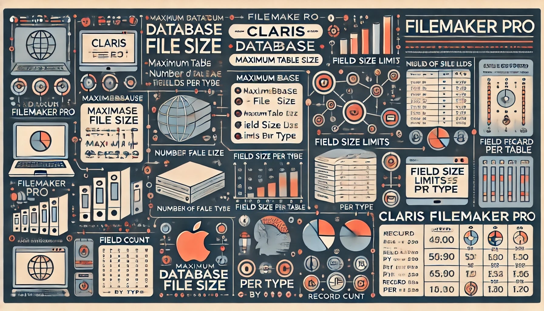 Claris FileMaker 規格能力｜技術限制