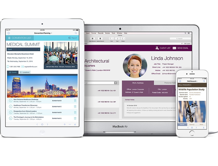 ERP 一次運行在不同裝置 Mac、Windows、iPad、iPhone 