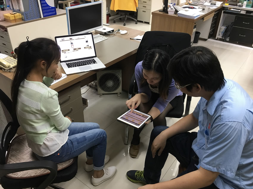 不論是在辦公室或是在工廠現場，都可即時掌握產品生產過程與抽驗最新狀況。